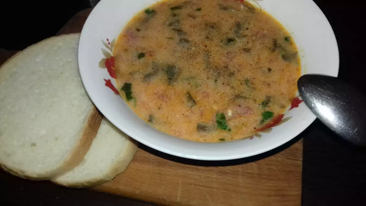 Супа от Спанак и Киселец