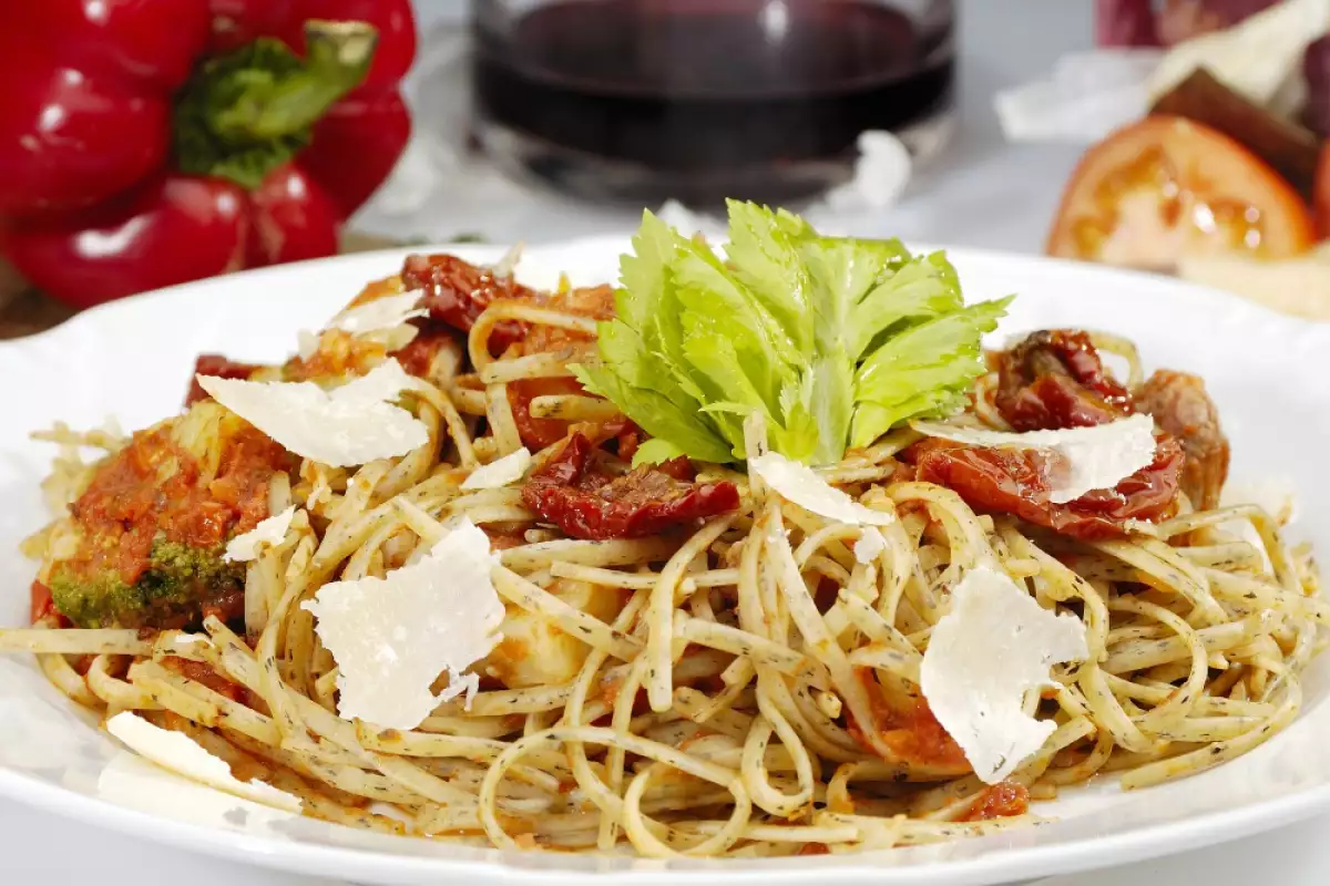 Вкусни Спагети с Маскарпоне