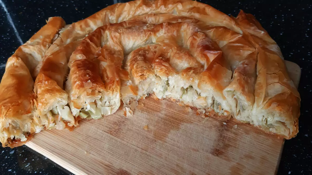 Проста Баница с Готови Кори