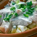 Салата с херинга и картофи