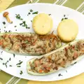 Пълнени краставици на фурна
