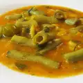 Зелен фасул с доматен сос
