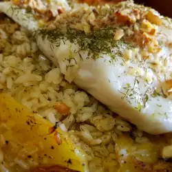 Треска с картофи и ориз