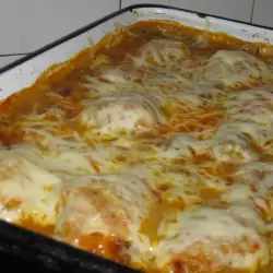 Сочни печени бутчета с кашкавал