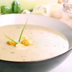 Супа с грис и кашкавал