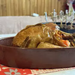 Новогодишно печено пиле в плик