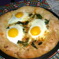Питки с кашкавал, спанак и яйца