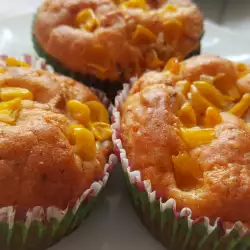 Мъфини с пресен лук и царевица