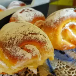 Ванилови кифлички с крем