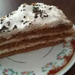Торта със заквасена сметана и желатин