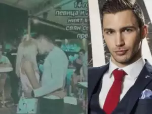Сузанита се целува с мачо на плажа! Гаджето е на 23