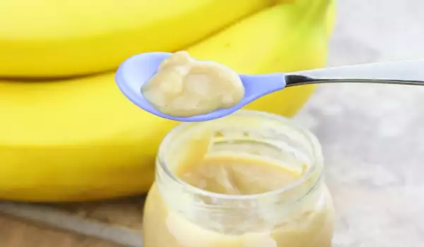 Замразени банани на пюре