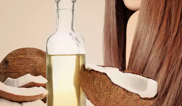 кокосовото масло сгъстява косата