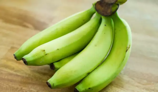 Зелените банани са полезни