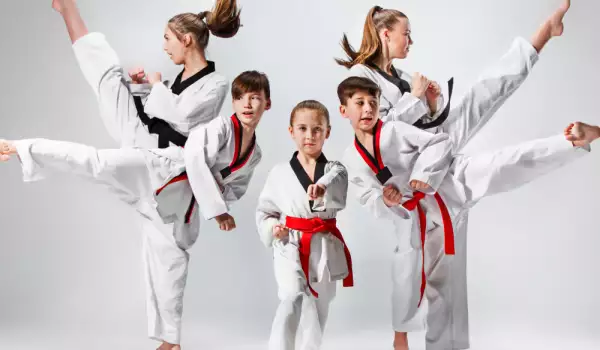 Каратето е бойно изкуство, което може да се практикува от деца