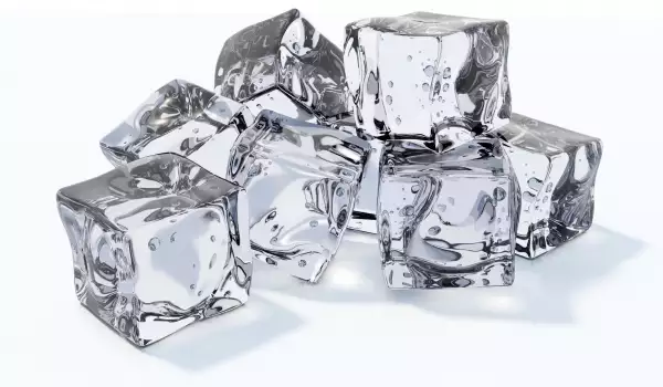 кубчета лед за успокояване на нервите
