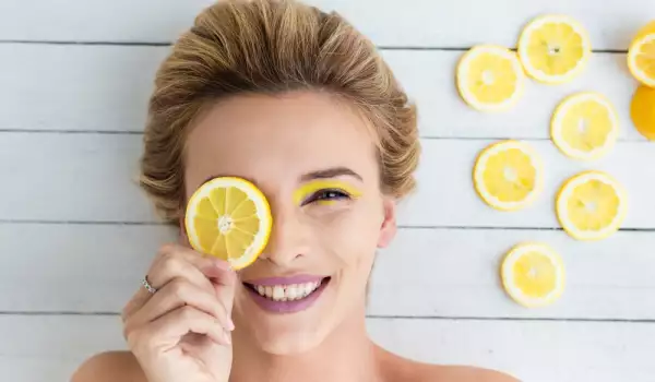 маска за лице с лимон