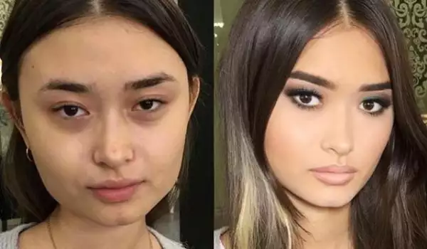 Тези снимки на жени преди и след грим ще ви шокират