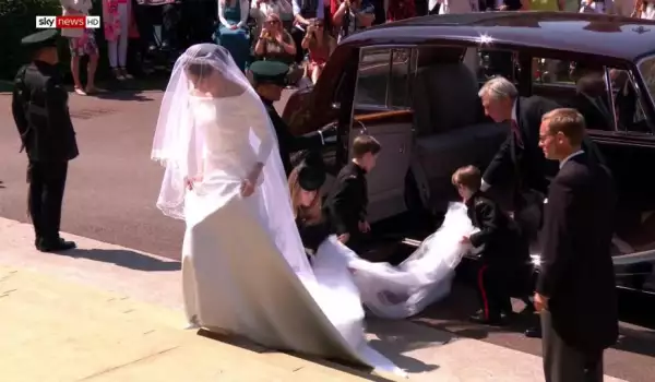 Вижте първите снимки от сватбата на принц Хари и Меган Маркъл