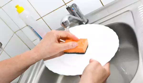 Миене на чинии