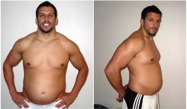 Невероятната трансформация на треньора, който качи над 30 кг