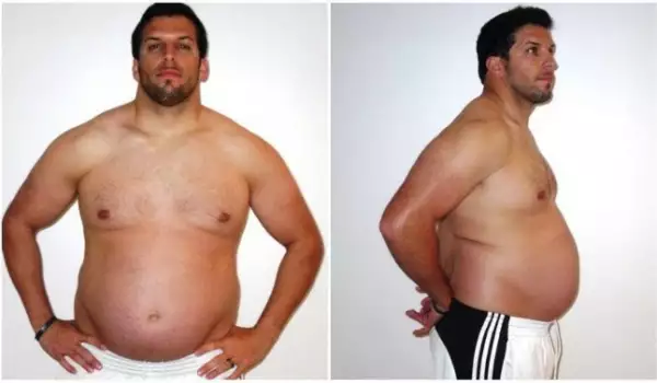 Невероятната трансформация на треньора, който качи над 30 кг