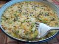 Постен ориз с тиквички на фурна