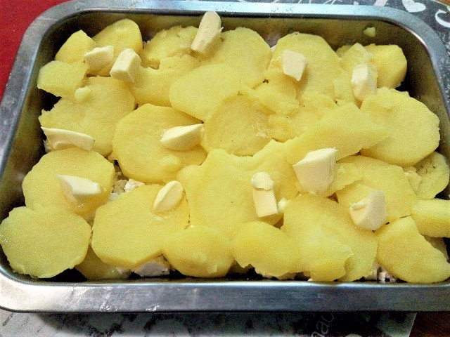 Печени картофи със заливка