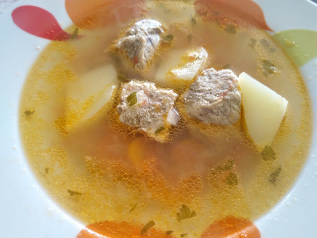 Супа свинско варено