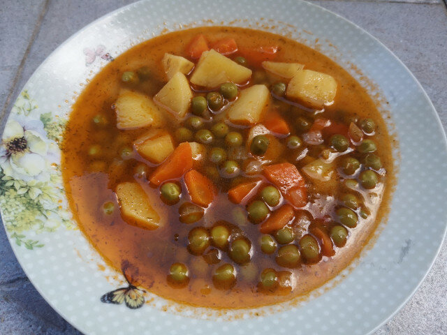 Супа от пресен грах