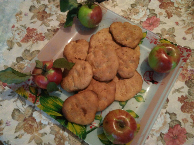 Ябълкови бисквити с мед