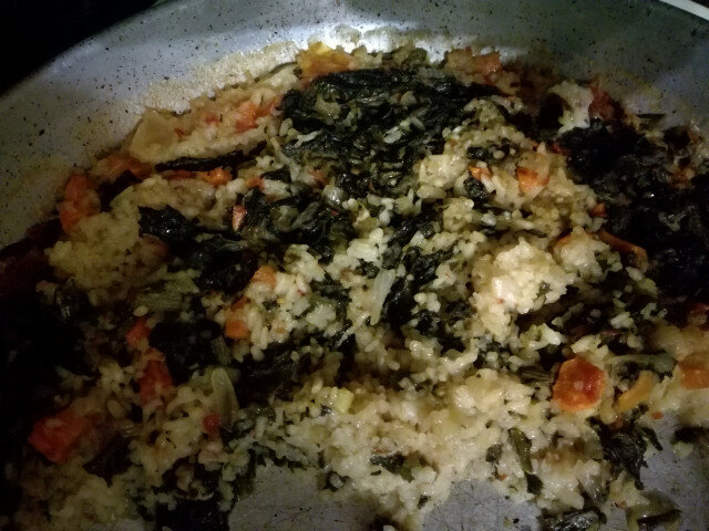 Постен спанак с ориз